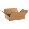 BOX PARTNERS 18144 CORRUGATED BOXES, 18" X 14" X 4"