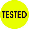USC S-14077 CIRCLE INVENTORY CONTROL LABELS - "TESTE