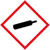 USC S-21335 GHS PICTOGRAM LABELS - GAS CYLINDER, 1 X