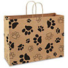 USC S-21246PAW PRINTED PAPER SHOPPING BAGS - 16 X 6 X 1