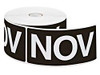USC S-2101 MONTHS OF THE YEAR LABELS - "NOV", 3 X 6