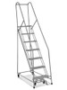 USC H-5075A-10 7 STEP NARROW AISLE LADDER - ASSEMBLED
