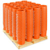 USC S-9941OS PLASTIC PAIL SKID LOT - 2 GALLON, ORANGE