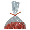 BOX PARTNERS PBT7O PAPER TWIST TIES, 7" X 5/32", ORANGE, 20