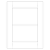 BOX PARTNERS LH227 VINYL ENVELOPE INSERT CARDS, 4" X 6", WH