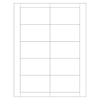 BOX PARTNERS LH225 VINYL ENVELOPE INSERT CARDS, 2" X 3 1/2"