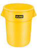 USC H-3689Y ULINE WASTE CONTAINER - 55 GALLON, YELLO