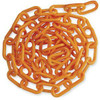 USC H-3363O PLASTIC BARRIER CHAIN - 8', ORANGE