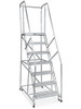 USC H-7091 7 STEP ALUMINUM ROLLING LADDER - ASSEMBL