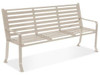 USC H-7930BE TERRACE BENCH WITH BACK - 6', BEIGE