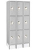 USC H-8488 ULINE DELUXE LOCKERS - THREE TIER, 3 WID