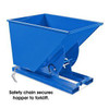 USC H-2108BLU STANDARD DUTY STEEL DUMPING HOPPER - 1 C