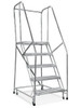 USC H-7089 5 STEP ALUMINUM ROLLING LADDER - ASSEMBL