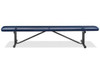 USC H-3503NB METAL BENCH WITHOUT BACK - 8', NAVY