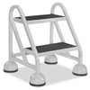 USC H-968GR STEEL STEP LADDER - 2 STEPS, GRAY