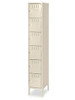 USC H-6735AT INDUSTRIAL LOCKERS - SIX TIER, 1 WIDE, A USC H-6735AT INDUSTRIAL LOCKERS - SIX TIER, 1 WIDE, A