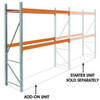 USC H-7467-ADD 2 SHELF PALLET RACK ADD-ON UNIT - 120 X 