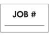 USC S-24234 PRODUCTION LABELS - "JOB #", 3 X 5"