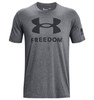 UNDER ARMOUR 13708110122X FREEDOM LOGO T-GRY,XXL