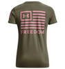 UNDER ARMOUR 1370819392SM W FREEDOM BANNER T-GRN,SM