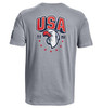 UNDER ARMOUR 13792200353X NEW FREEDOM EAGLE T-GRY,3XL