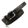 BOSTON LEATHER 6425-1-32 DRESS BELT,32 BLACK,FEATHER EDGE