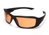 EDGE EYEWEAR XH610-TT HAMEL SAFETY GLASSES,MATTE BLACK