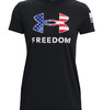 UNDER ARMOUR 1370815002LG NEW W'S FREEDOM LOGO T