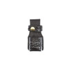 AKER LEATHER A576-BW-CH OPEN TOP MACE CASE WITH STRAP CLOSURE.  