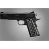 HOGUE GRIPS 01457-BLKGRY GOVT G10 9/32 THICK CK GMA BLKGRY