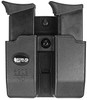 FOBUS 6909NDBH DOUBLE MAGAZINE POUCH FOR MOST 9MM DOUBL