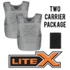 GH ARMOR SYSTEMS GH-LX02-II-M-2-SXLW M/MALE, WHITE, SM XLONG, (2) CONCEALABLE