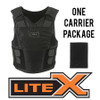 GH ARMOR SYSTEMS GH-LX02-II-M-1-2XLRB M/MALE, BLACK, 2XL REG, (1) CONCEALABLE
