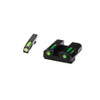 HIVIZ SHOOTING SYSTEMS GLN329 LITEWAVE H3 TRITIUM/LITEPIPE SIGHT SET F