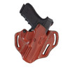AKER LEATHER H166ATPR-SS365XL CLASSIC 3 SLOT OPEN TOP PANCAKE HOLSTER