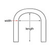 TW DISTRIBUTION UBK175 SPRING U BOLTS KIT