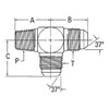 WEATHERHEAD 20281210S SAE 37 ADAPTER