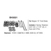 TW DISTRIBUTION BH3021 BRAKE SHOE LOCKNUT