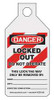 ACCUFORM SIGNS KDD166 ACCUFORM KDD166 STOPOUT® TAB TAGS, 