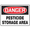ACCUFORM SIGNS MCAW109VA DANGER SIGN,10 X 14IN,R AND BK/WHT,AL