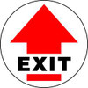 ACCUFORM SIGNS MFS1717 ACCUFORM MFS1717 EXIT W/ ARROW FLOOR SIG