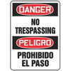 ACCUFORM SIGNS SBMADM076VP DANGER SIGN,14 X 10IN,R AND BK/WHT,PLSTC
