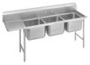 ADVANCE TABCO 9-43-72-24L REGALINE SINK,SQUARE,24"X24"X12"