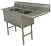 ADVANCE TABCO FC-2-2424-24R SCULLERY SINK STAINLESS STEEL 30 IN W