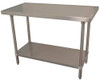 ADVANCE TABCO VSS - 304 FIXED WORK TABLE,SS,48" W,30" D