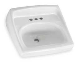 AMERICAN STANDARD 0355012.020 LUCERNE WALL HUNG LAVATORY SINK, WHITE