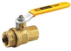 PARKER HANNIFIN XV520P-24 BRASS BALL VALVE INLINE FNPT 1-1/2 IN