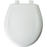 BEMIS MFG 20SLOW-000 TOILET SEAT RND PLASTIC WHITE