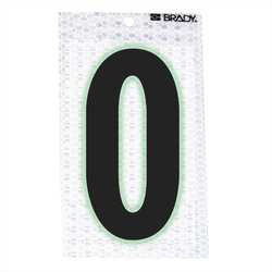 BRADY SPC ABSORBENTS 3020-O REFL. LETTER LABEL, O, GLOW IN DARK,PK10