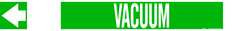 BRADY SPC ABSORBENTS 5777-HPHV PIPE MARKER VACUUM GREEN 8 IN OR GREATER